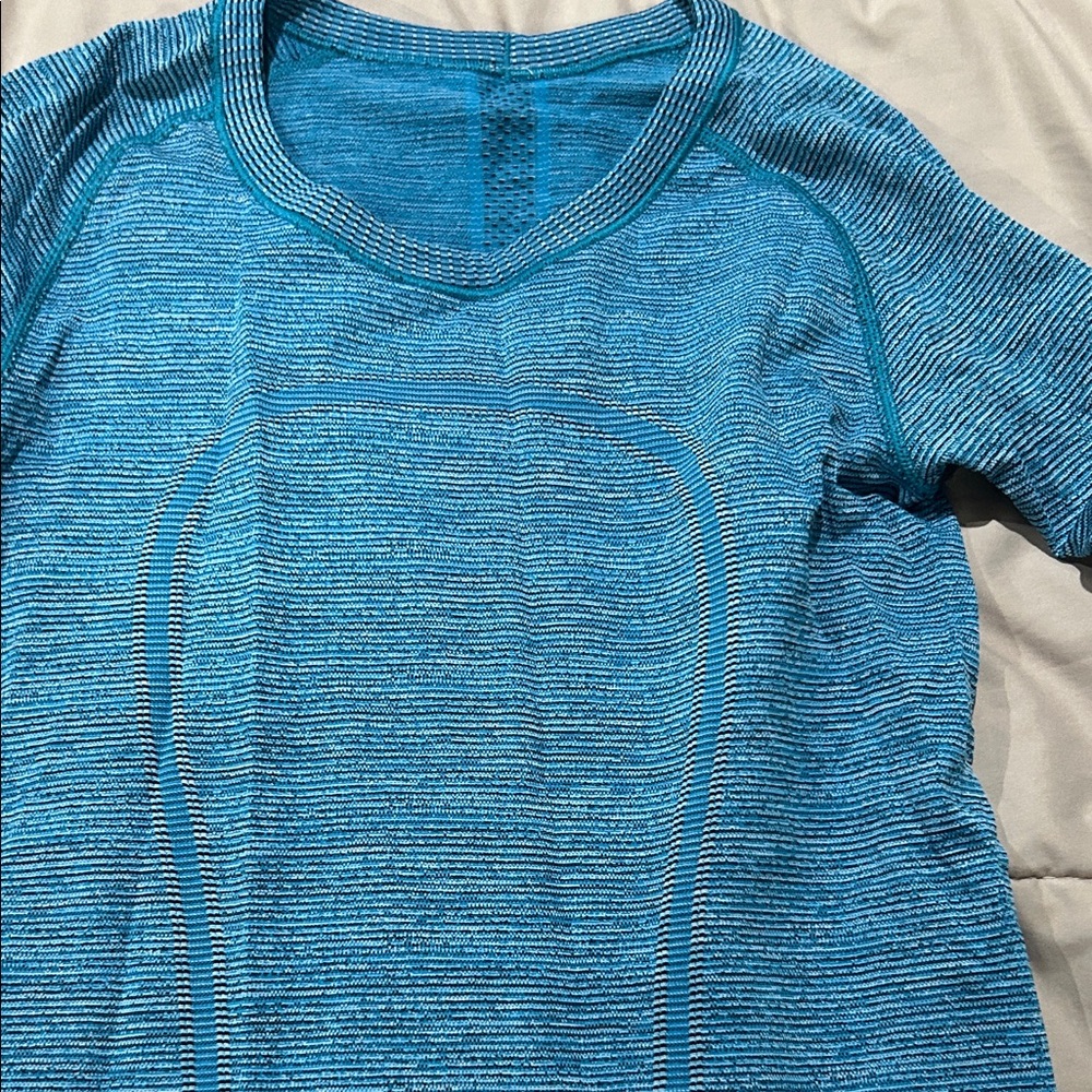 lululemon athletica Blue Long Sleeve Top